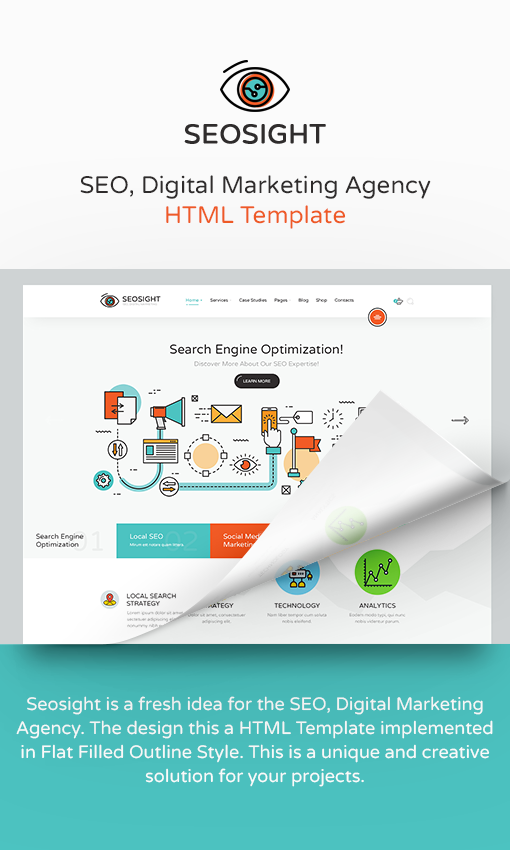 Seosight seo digital marketing agency html template - preview 36