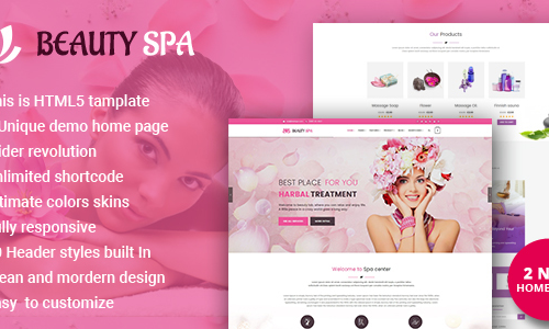 Spa beauty salon and spa html template - preview 44